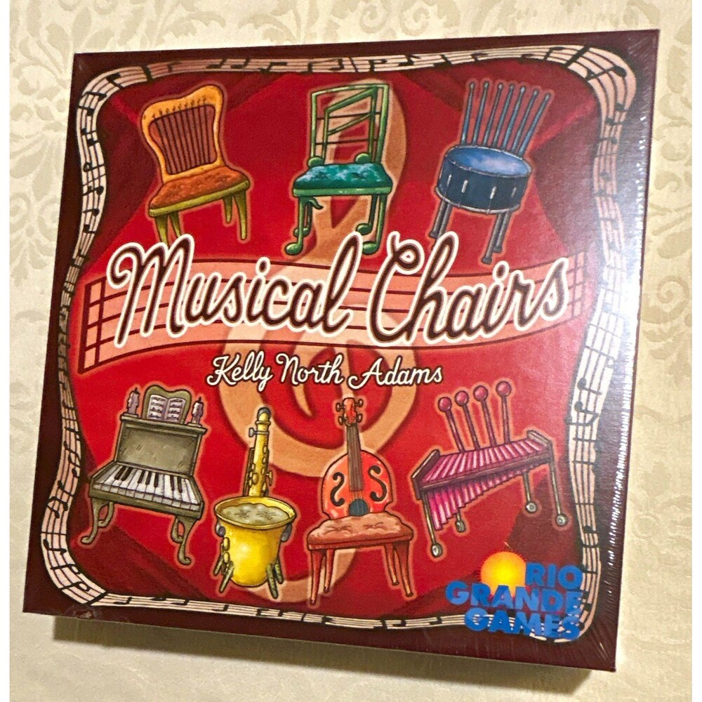 Musical Chairs Board Game Rio Grande Games Kelly North Adams NEW SEALED 2020 14+
